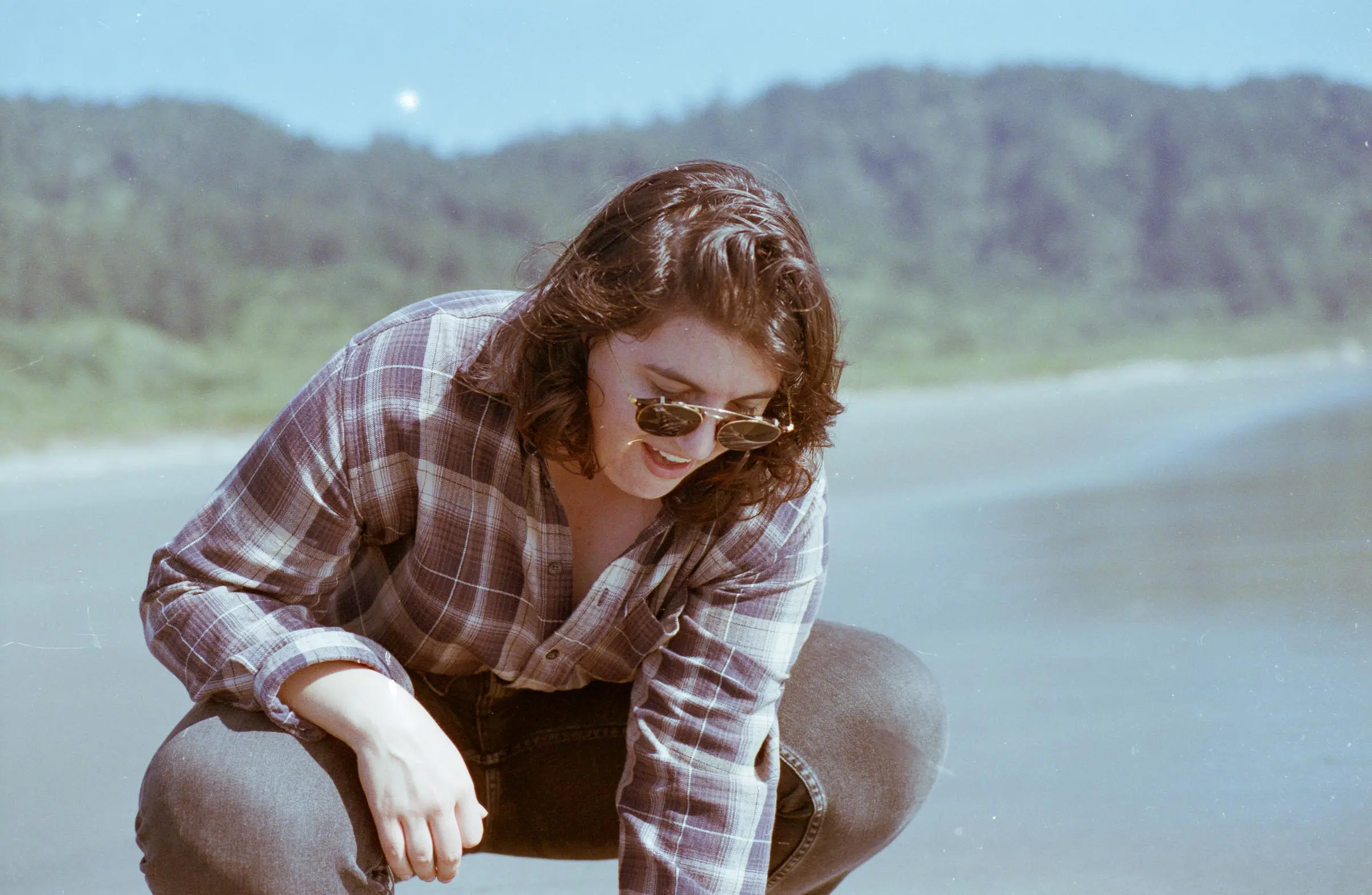 Maggie shot on Kodak Color Plus 200 at Crescent CitY CA