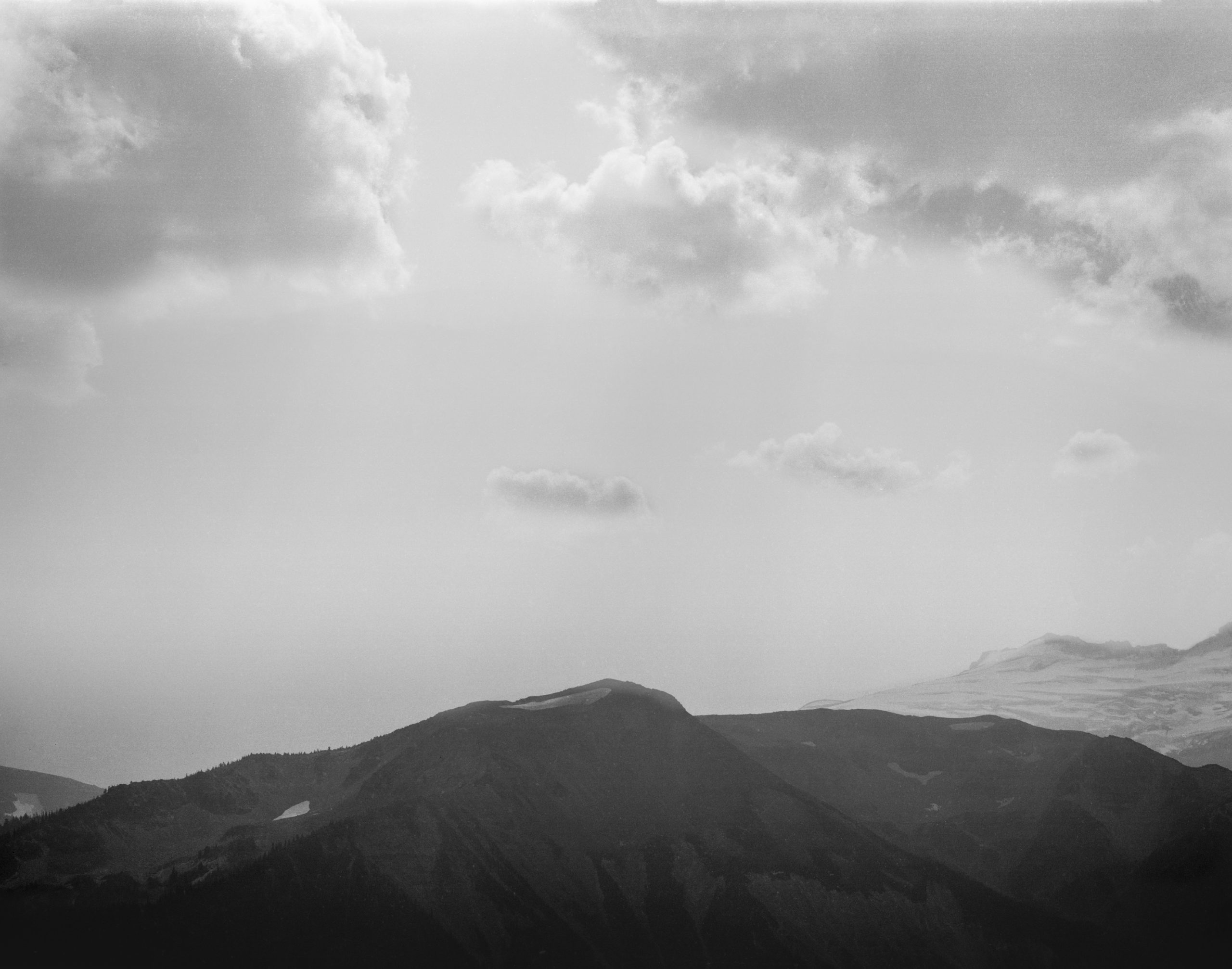 Sunlight breaking through the clouds